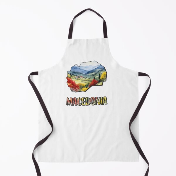 Item preview, Macedonia watercolor map designed and sold by Motivburg.