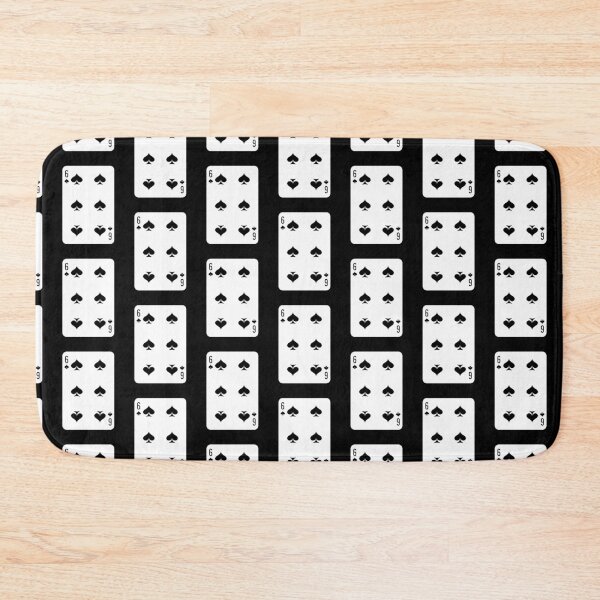 Item preview, 6 of spades, deck of cards, card game designed and sold by Numbers-Art.