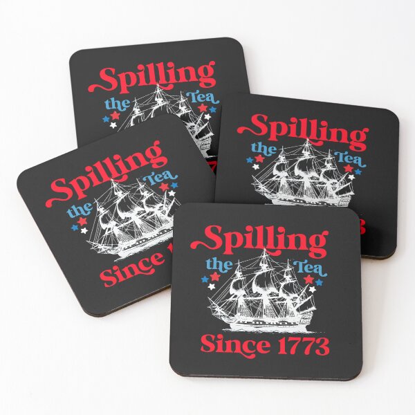 Item preview, Spilling The Tea Since 1773 Patriotic Design designed and sold by AlienOccupation.