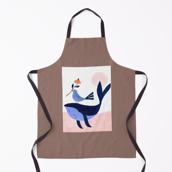 Item preview, Whale and bird 2 designed and sold by JadeWuArt.