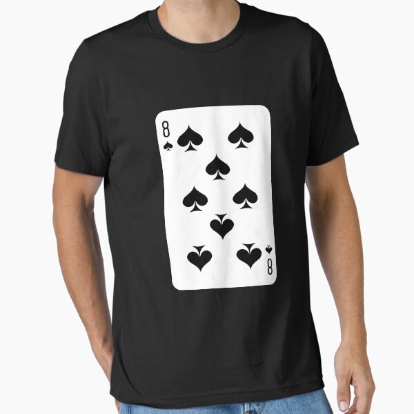 Item preview, 8 of spades, deck of cards, card game designed and sold by Numbers-Art.