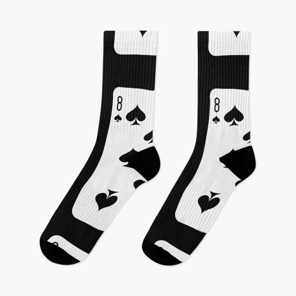 Item preview, 8 of spades, deck of cards, card game designed and sold by Numbers-Art.