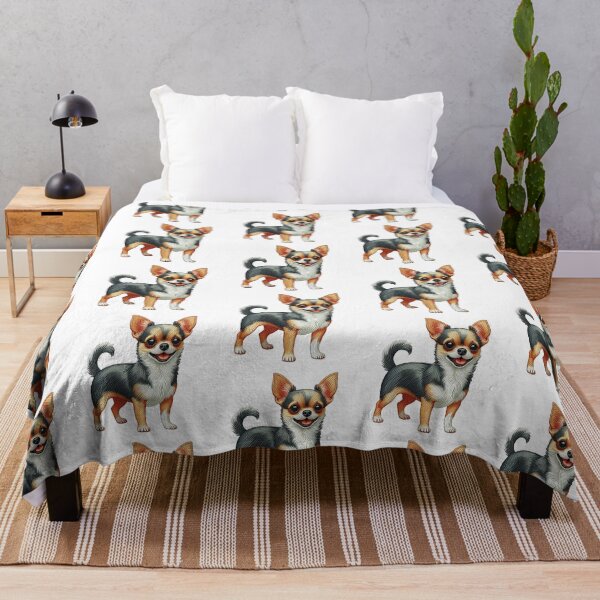 Item preview, Chihuahua Embroidery-Inspired Art - Playful Dog Design designed and sold by 3MillsDesign.