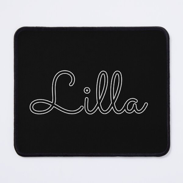 Item preview, Writing Lilla Name Label (Black) designed and sold by NormadWorld.