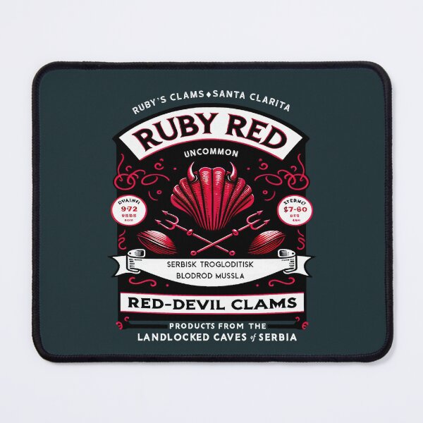 Item preview, Ruby's Devil-Red Clams - Santa Clarita designed and sold by Corinne Alexa Jackson.