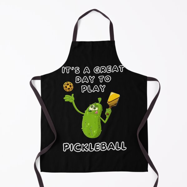 Item preview, It's a Great Day to Play Pickleball with Fun Pickle Character designed and sold by impressionofmel.