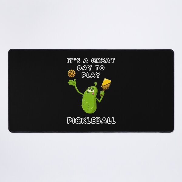 Item preview, It's a Great Day to Play Pickleball with Fun Pickle Character designed and sold by impressionofmel.