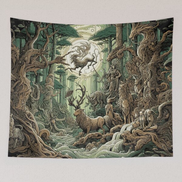 Item preview, Enchanted Forest Gateway: A Mystical Journey designed and sold by PrayMerch.