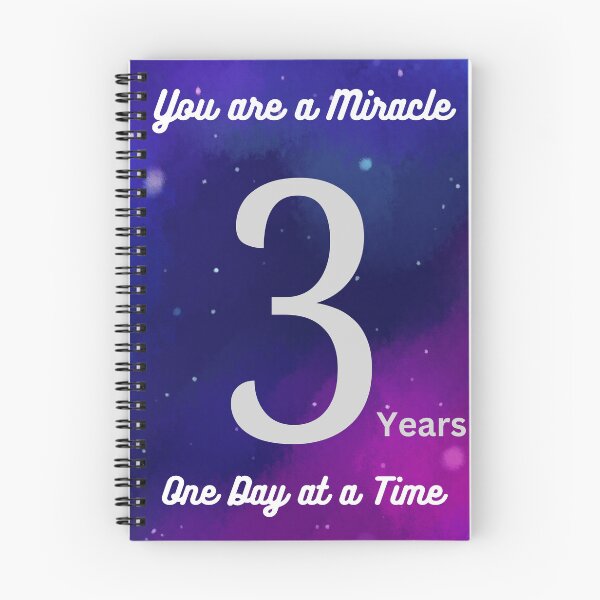 Item preview, 3 Years Sobriety Birthday, 12 Step Anniversary, Sobriety Anniversary, Clean Birthday, 3 Years Sober, 3 Years Clean, AA, NA, Al-Anon, CoDA  designed and sold by Travelslightly.