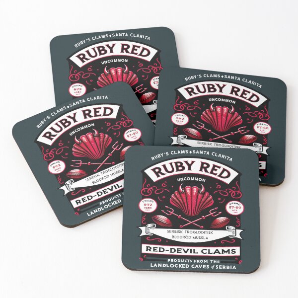 Item preview, Ruby's Devil-Red Clams - Santa Clarita designed and sold by Corinne Alexa Jackson.