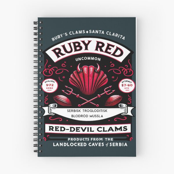 Item preview, Ruby's Devil-Red Clams - Santa Clarita designed and sold by Corinne Alexa Jackson.