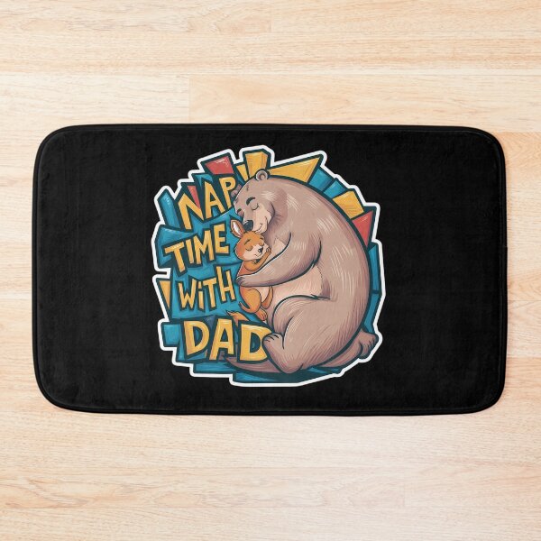 Item preview, Nap Time with Cute Dad Bear designed and sold by Taans-Creation.