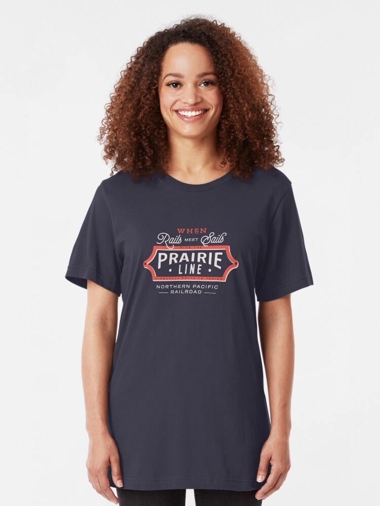 Alternate view of Ride the Prairie Line Slim Fit T-Shirt