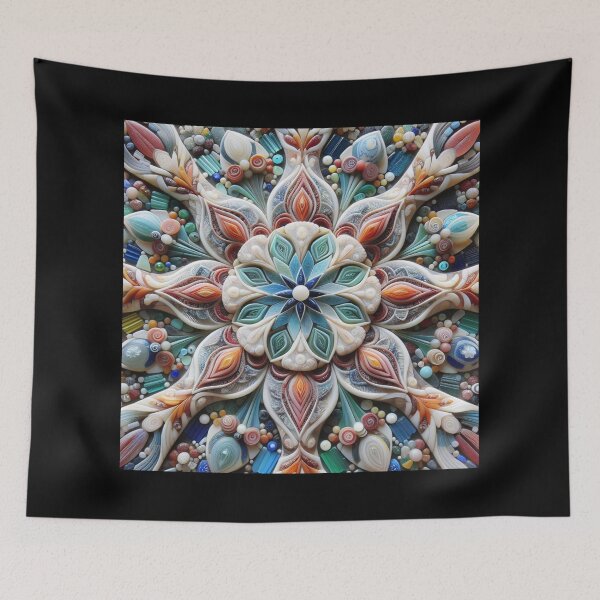 Item preview, Seaglass Flower 2 designed and sold by Sybille-Yates.
