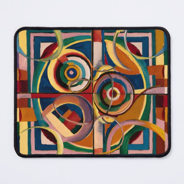 Item preview, Kandinsky Inspired Abstract Circles and Squares designed and sold by Sizani.