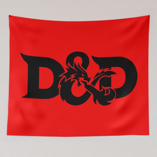 Item preview, Black Dungeons and Dragons Logo designed and sold by SterkalaPress.