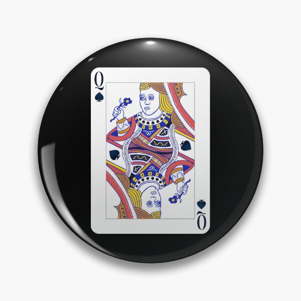Item preview, queen of spades, deck of cards, card game designed and sold by Numbers-Art.