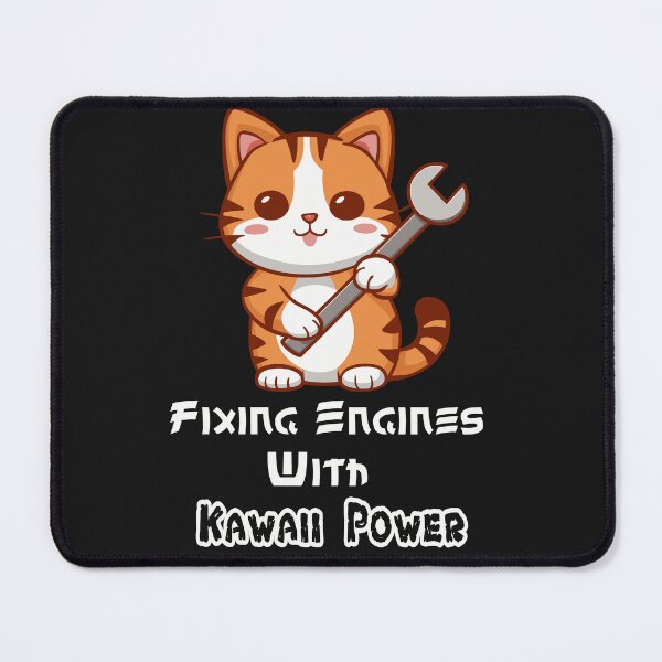 Item preview, Kawaii Female Mechanic Auto Car Girl Spanner designed and sold by KayelBee.