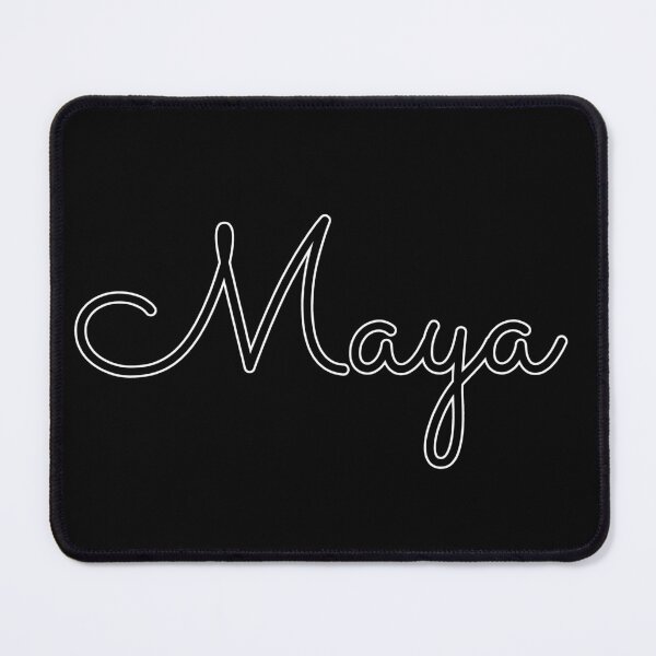 Item preview, Writing Maya Name Label (Black) designed and sold by NormadWorld.