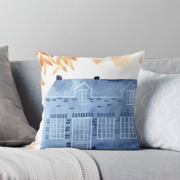 Item preview, Blue House designed and sold by JadeWuArt.