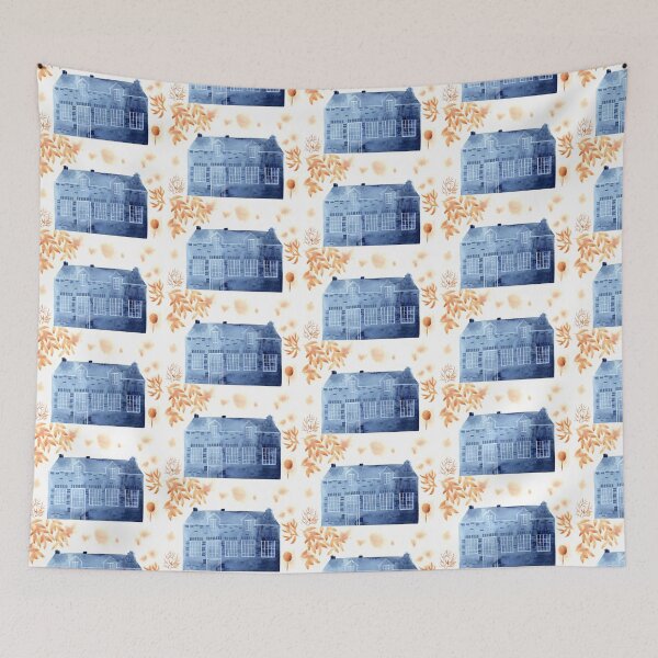 Item preview, Blue House designed and sold by JadeWuArt.
