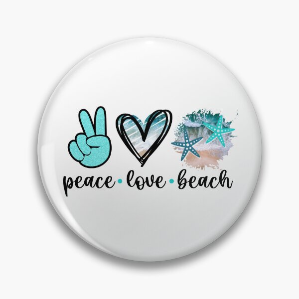 Item preview, Peace Love Beach designed and sold by DesignCosmos.