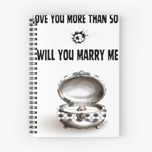 Item preview, i love you more than Soccer.   will you marry me ? designed and sold by Hen-C-Art.