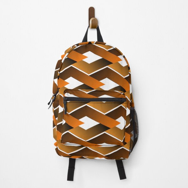 Item preview, Orange-black geometric pattern designed and sold by wonghong.