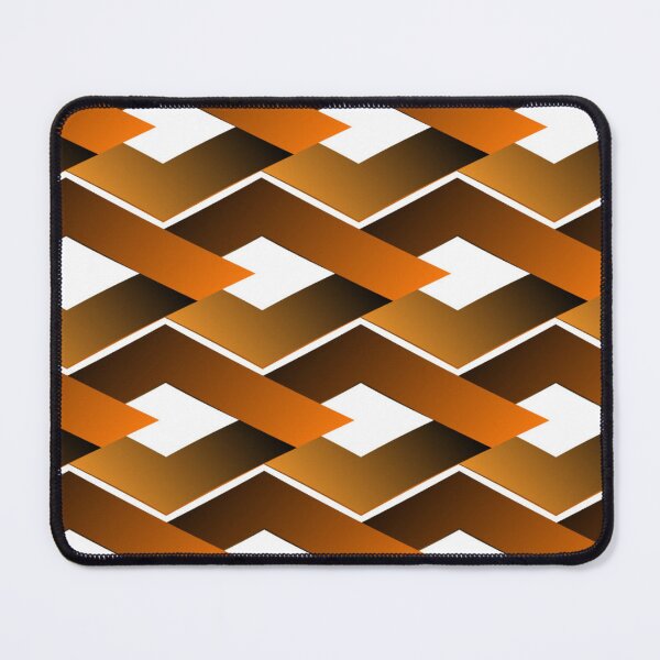 Item preview, Orange-black geometric pattern designed and sold by wonghong.