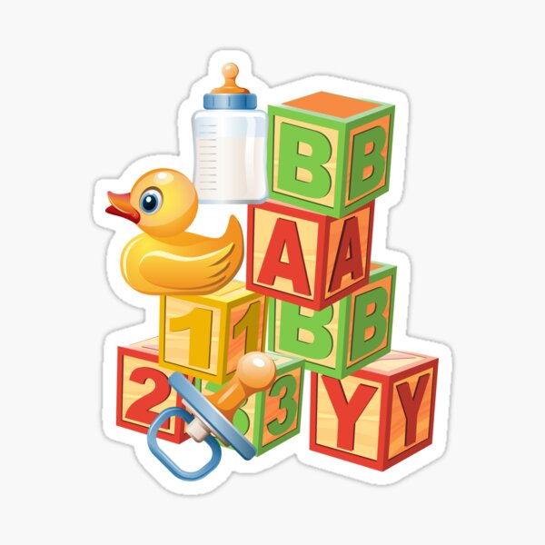 Item preview, Blocks, Ducks Baby Abdl Adult Diaper  designed and sold by vintageday.