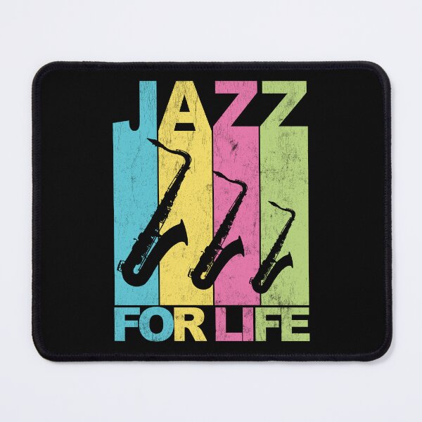 Item preview, Jazz For Life Music Quote With Saxophones designed and sold by Primroaddesigns.