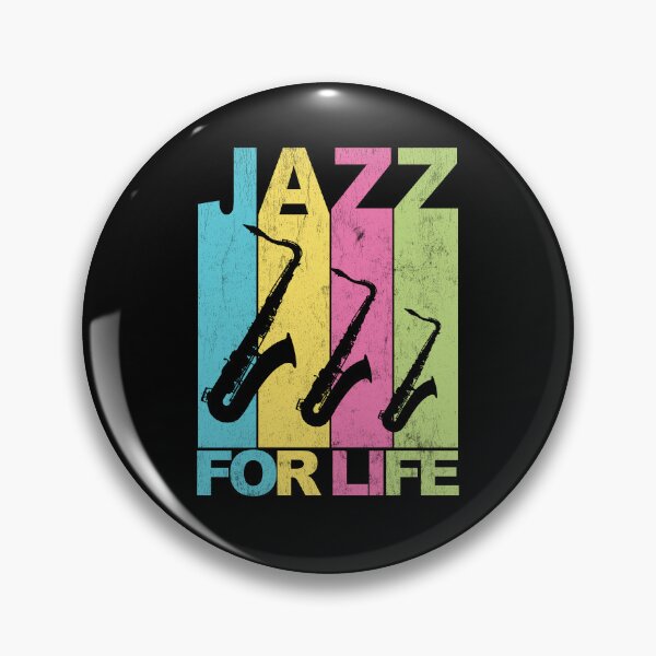 Item preview, Jazz For Life Music Quote With Saxophones designed and sold by Primroaddesigns.