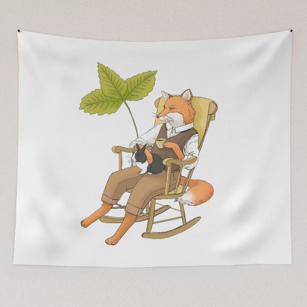 Item preview, Fox with bunny  designed and sold by AnyaYasinska.