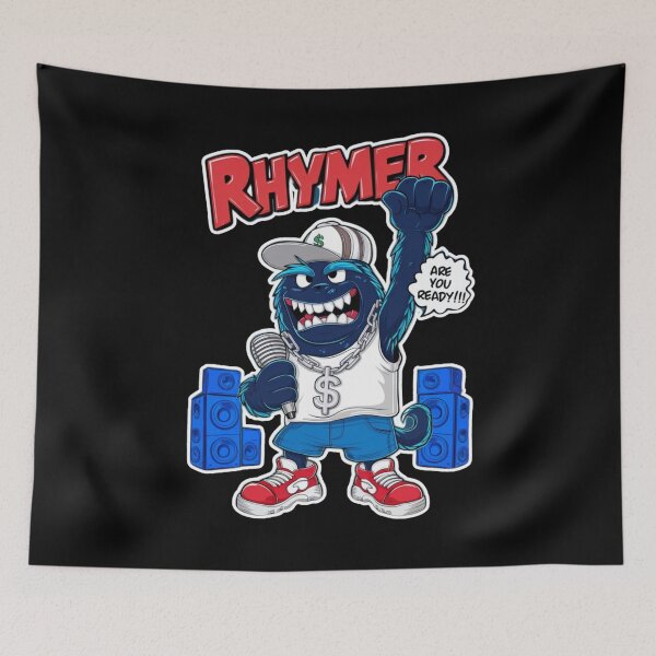 Item preview, Cool Rhymer Monster Hip Hop Design designed and sold by Taans-Creation.