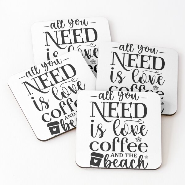 Item preview, All you need is love coffee and the beach designed and sold by DesignCosmos.