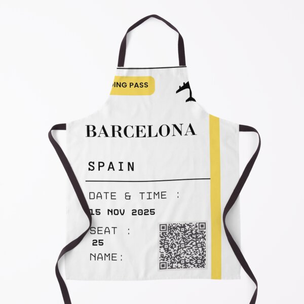 Item preview, boarding pass barcelona designed and sold by laurazael.