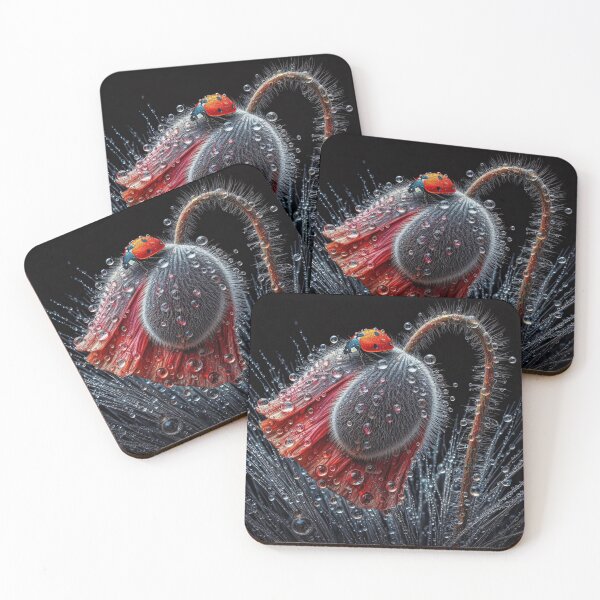 Item preview, Poppy in the rain designed and sold by Vibranta Studio.