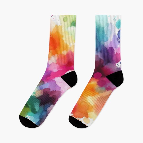 Item preview, Rainbow: Abstract Watercolor Explosion designed and sold by LyssasMindArt.