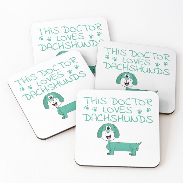Item preview, This Doctor Loves Dachshunds, Dog Lover designed and sold by doodlerob.