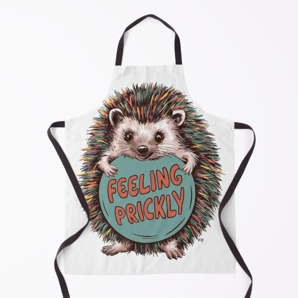 Item preview, Cute Hedgehog Feeling Prickly Pun | Essential T-shirt designed and sold by TheInkyOwl-TIO.