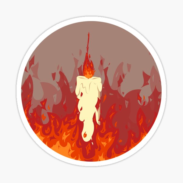 Item preview,  Candle Becomes A Blaze Graphic designed and sold by aMIAzing.