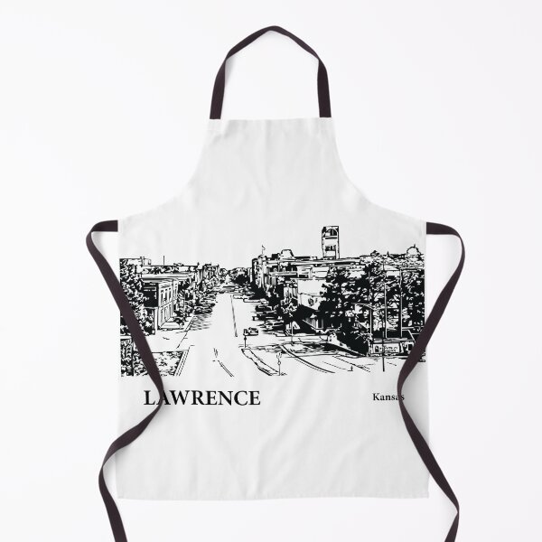 Artikelvorschau, Lawrence Kansas entworfen und verkauft von Lakeric Cityscapes.
