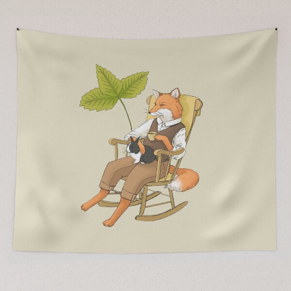 Item preview, Fox with bunny  designed and sold by AnyaYasinska.