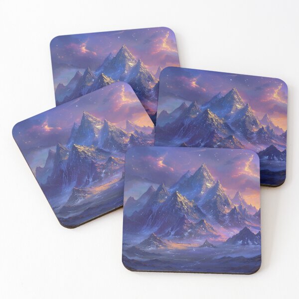 Item preview, Fantasy Landscape - Beautiful Mystical Mountains designed and sold by Lumaria Designs.