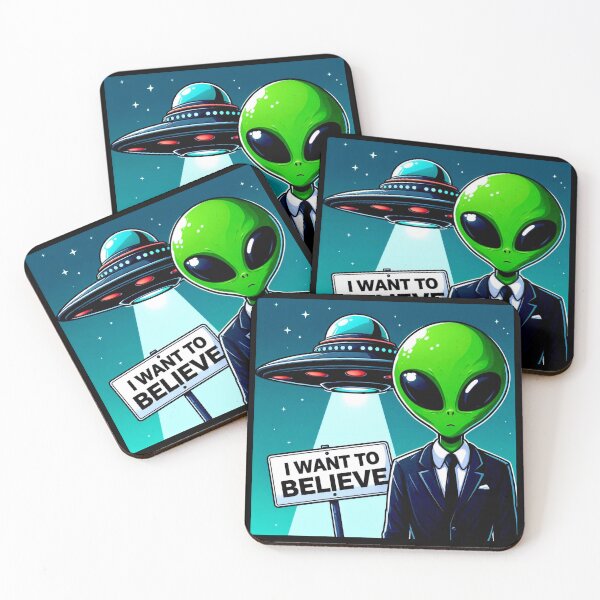 Item preview, I Want To Believe designed and sold by Myra365Art.