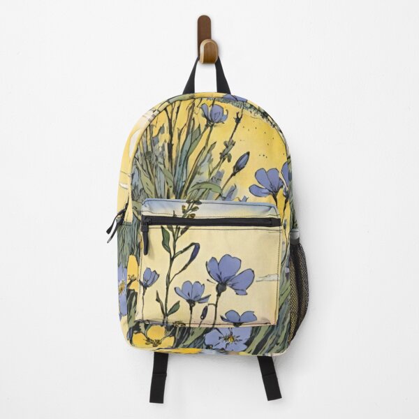 Item preview, Wild flower field and a beautiful sunset sky designed and sold by DreamingAwake1.