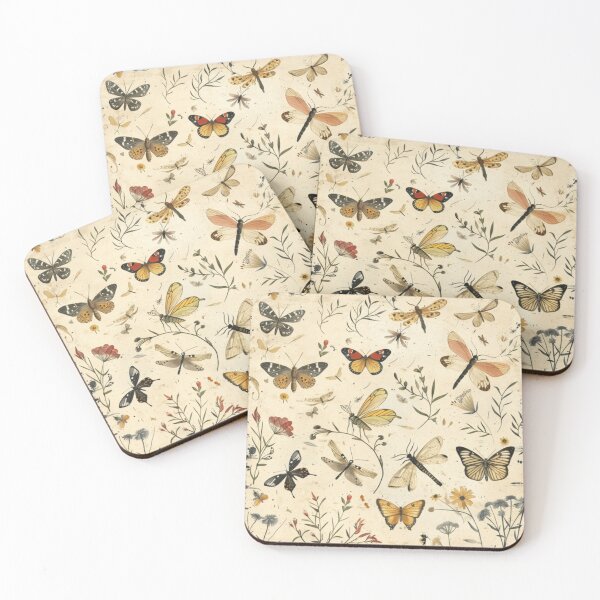Item preview, Retro Butterfly Pattern designed and sold by punintended007.