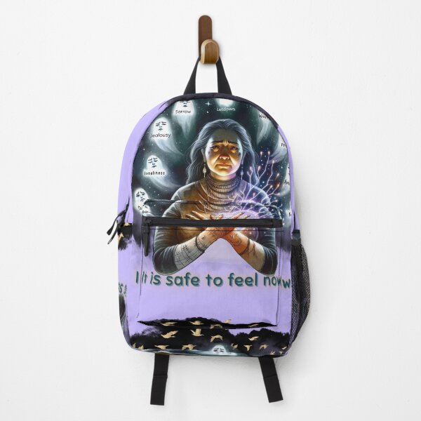 Item preview, It is safe to feel now dark text designed and sold by Queueka.
