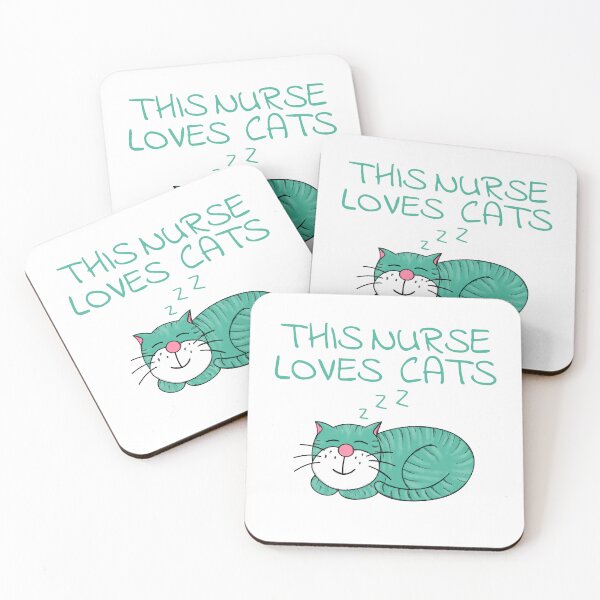 Item preview, This Nurse Loves Cats, Cat Lover designed and sold by doodlerob.
