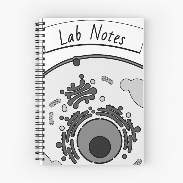 Item preview, Cell organelles notebook designed and sold by MicroMarket.